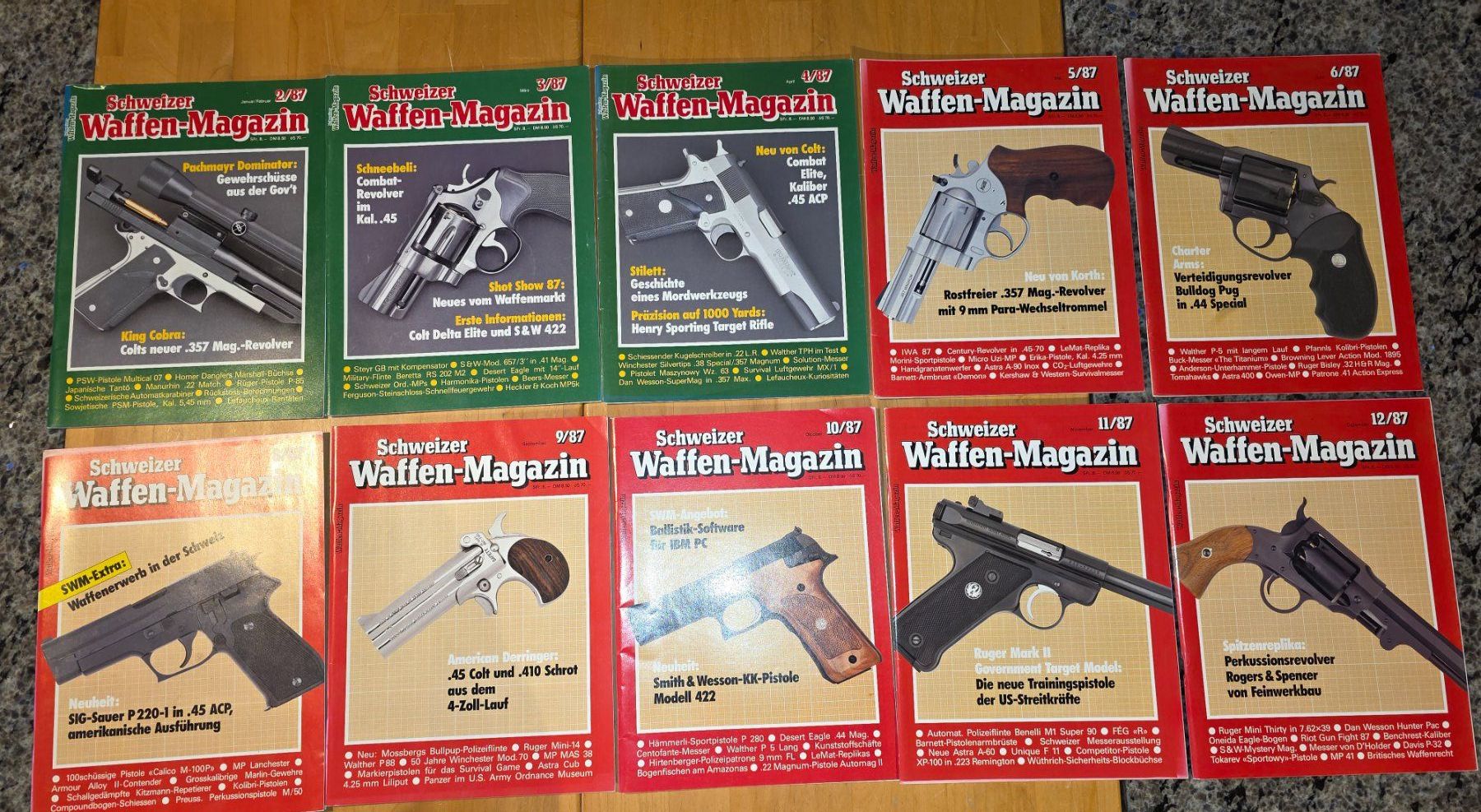Riviste & Magazine: Set. Waffen- Magazine > Januar - Dezember 1987 – Usato da Obermumpf venduto da oiskypoisky 1