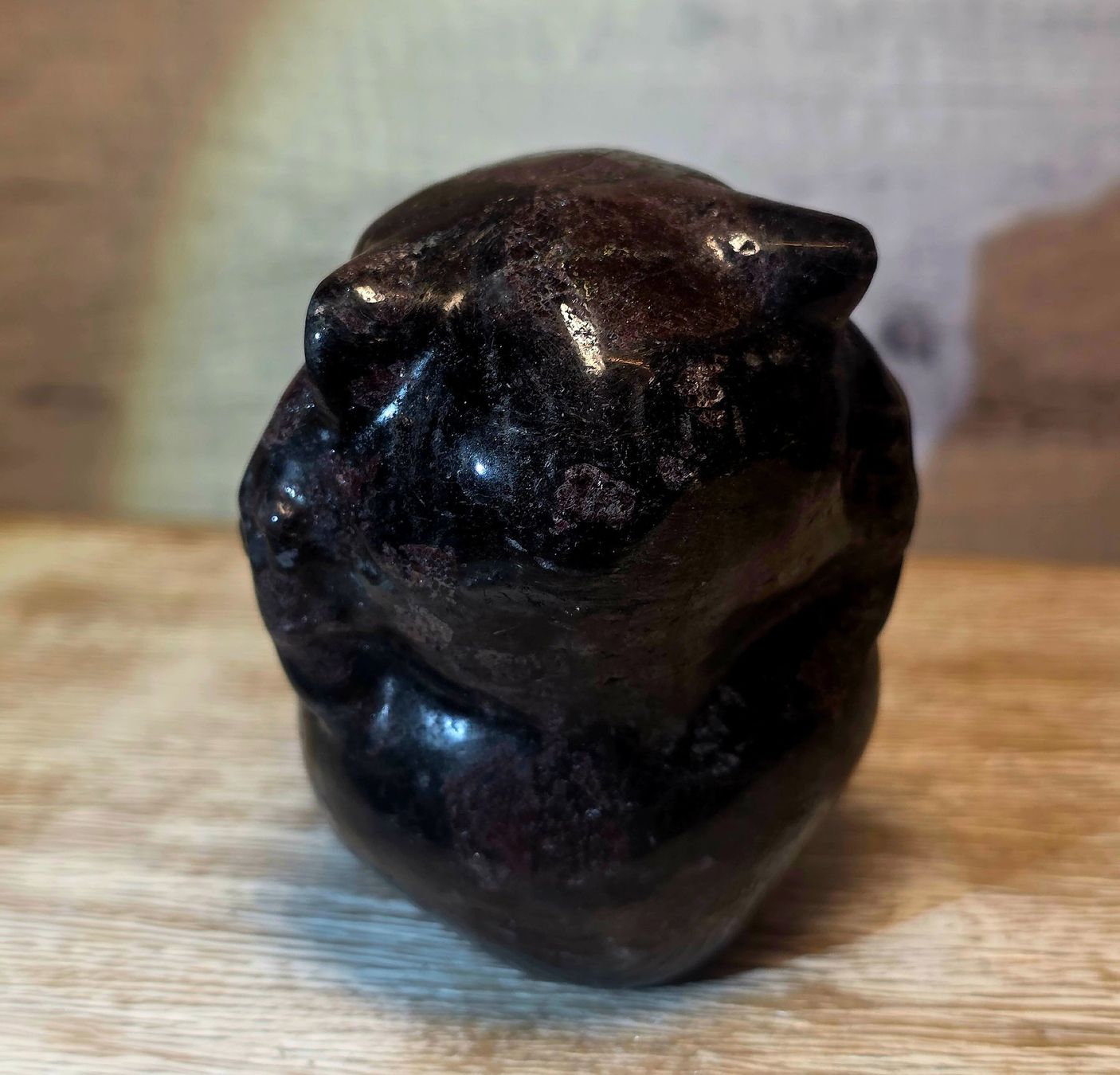 Minerali & Pietre curative: Granat in Astrophyllit Tiger Schädel B 545g – Nuovo e nell'imballaggio originale da Matzingen venduto da Shay_Crystalz 2