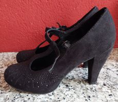 Pumps mit Glitzersteinen #37