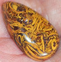 Cabochon L-3677 – Elefantenhaut Jaspis 23x14mm