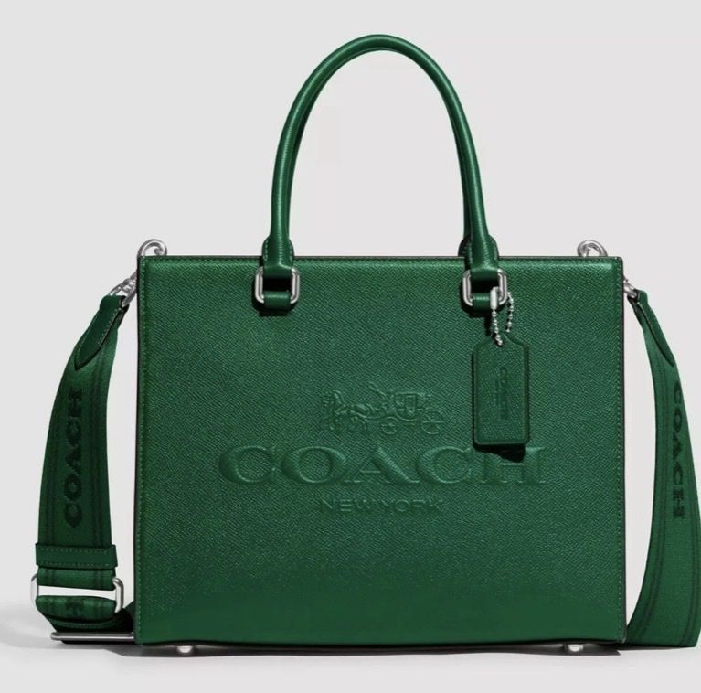 Coach Sacs: Handtasche Coach Grün Leder neu – Neuf (Voir description) à Steinhausen par Marmottarosa