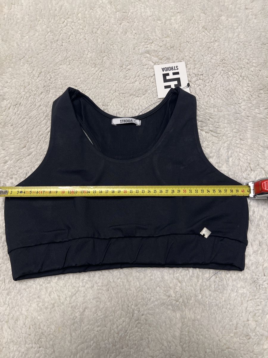 Top: Brassière Stroida noire neuve taille L – Nuovo e nell'imballaggio originale da Chenens venduto da anasantos90 2