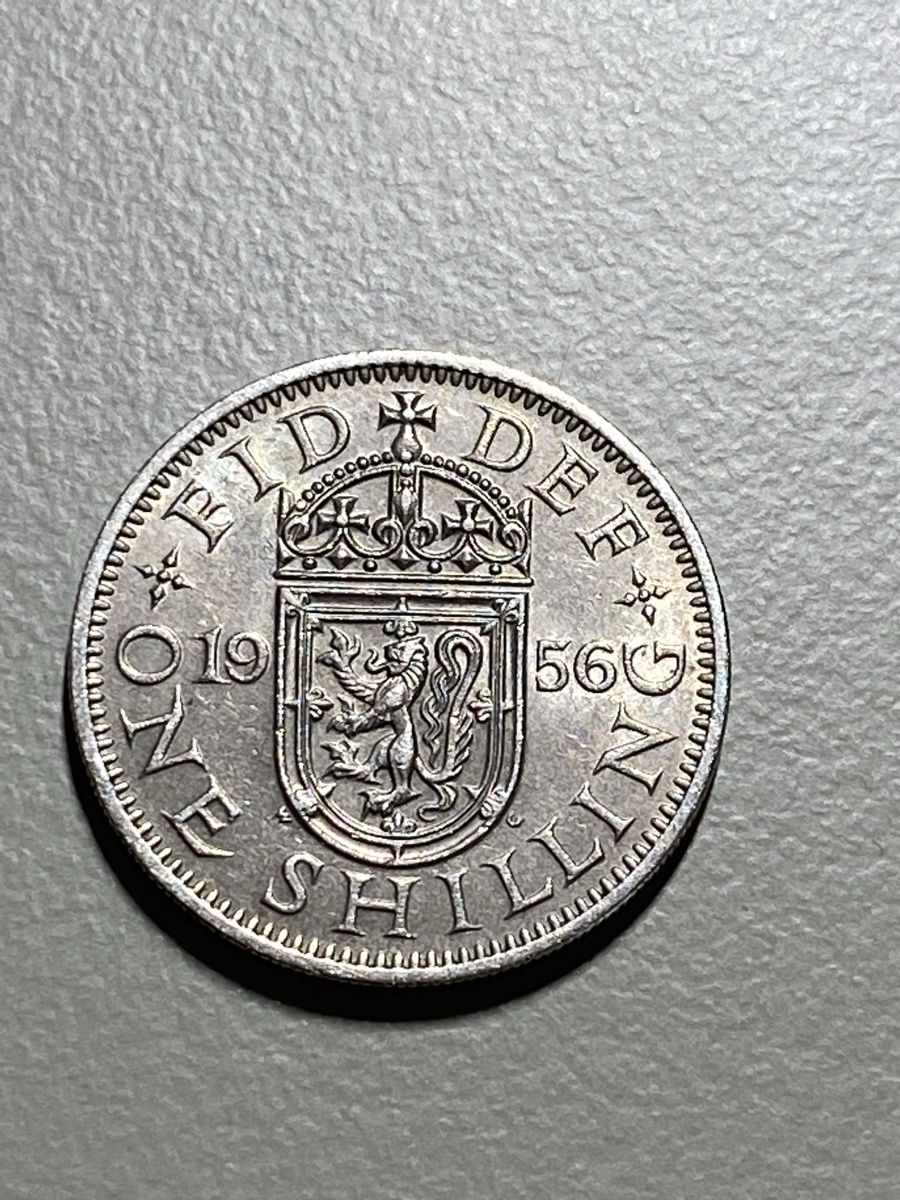 Tutti le monete: GB - 1 shilling - 1956 – Usato da Payerne venduto da Mike1682
