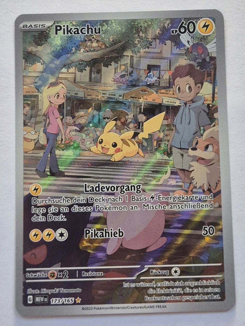 Pokémon Carte collezionabili: Pikachu MEW 173/165 – Nuovo (secondo la descrizione) da Oberrieden venduto da ste_gsf8