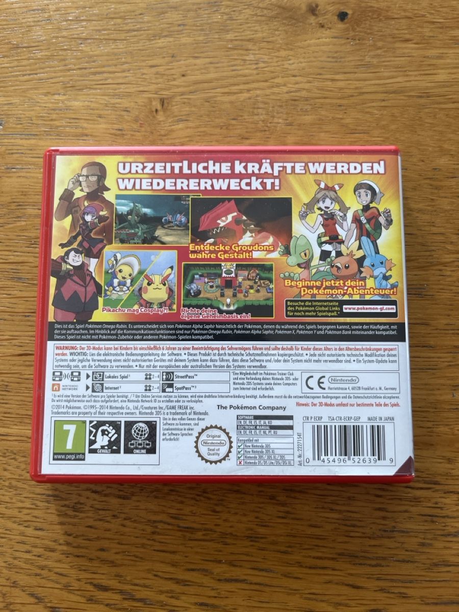 Nintendo Spiele: Nintendo 3DS Spiel Pokemon Omega Rubin – Neu (gemäss Beschreibung) aus Flawil von kas_2tpb