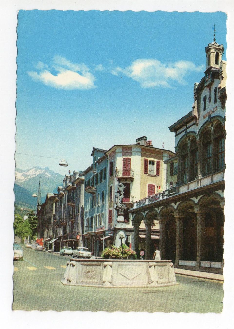 Cartoline postali: SION Rue du Grand Pont – Usato da Jona venduto da philajona