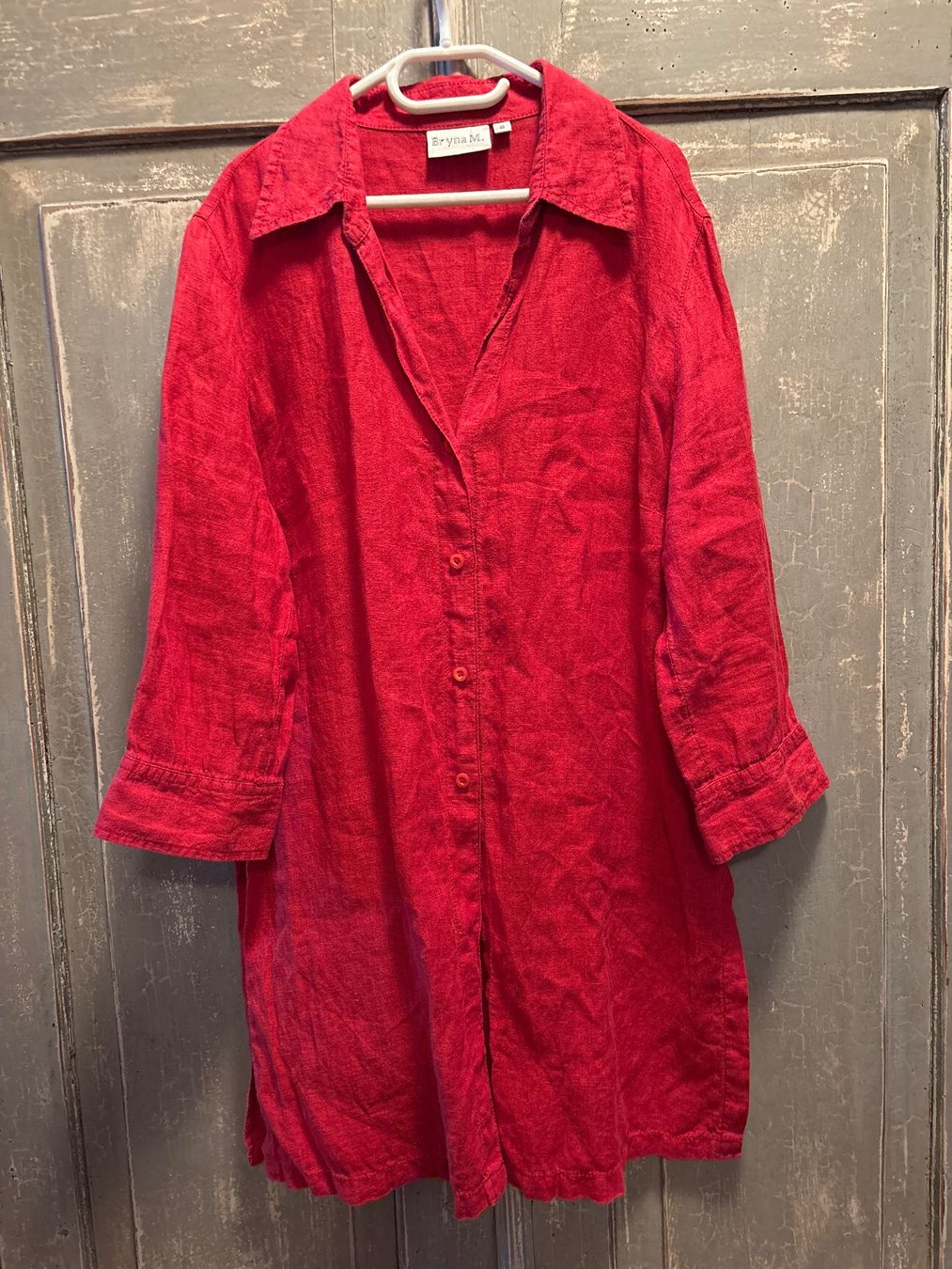Tuniche: Bryna M. Leinen Long Blouse 40 – Usato da Besenbüren venduto da piculo
