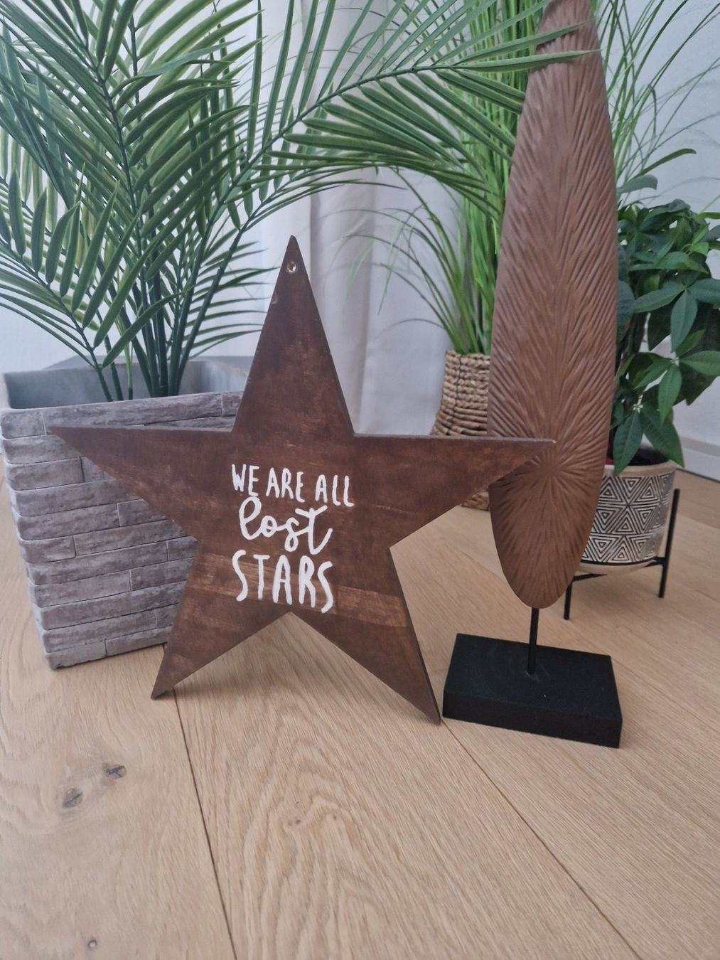 Poster & Bilder: Holz Bild Stern "Were all lost Stars" – Gebraucht aus Klosters von tin_k7qd