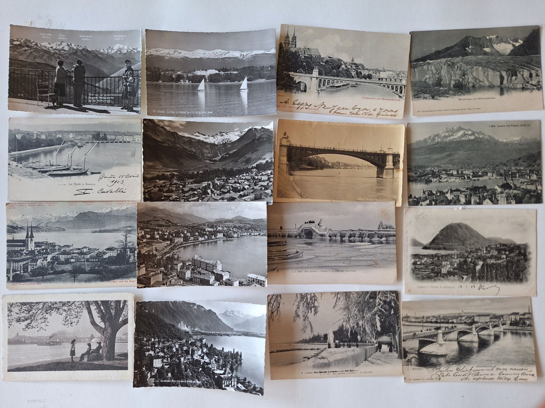 Cartoline postali: 50 Stück alte Ansichtskarten Schweiz,  Kleinformat  (15) – Usato da Zürich venduto da t24_de 1