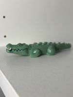 Lego figurine animal sand Green crocodile Figur