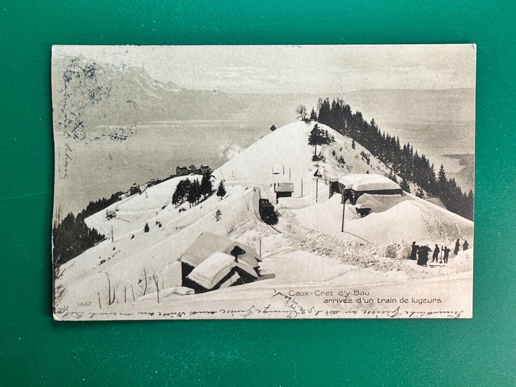 Cartoline postali: Caux - Cret d'y Bau – Usato da Steg VS venduto da danwer74