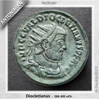 Antike römische Münze / Diocletianus / 3./4. Jh. nCh.