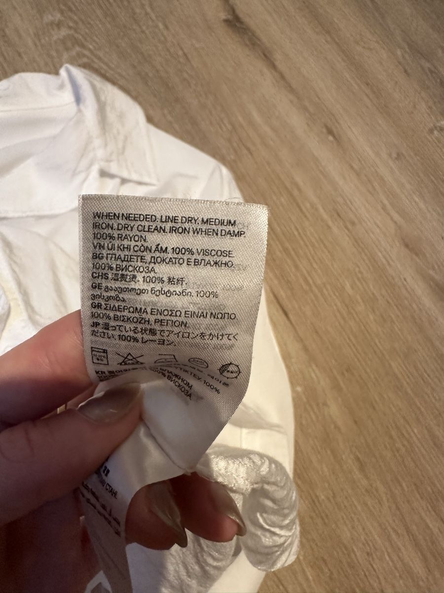 H&M Camicette: H&M Shirt White Size M Used – Usato da Zürich venduto da Isabella123 4