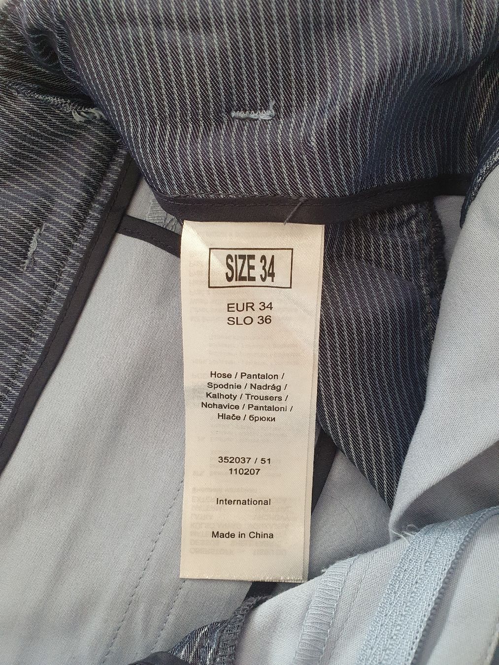 Orsay Pantaloni: Orsay Damen Stoffhose hellblau – Nuovo (secondo la descrizione) da Moosseedorf venduto da Sonnenschein.. 4