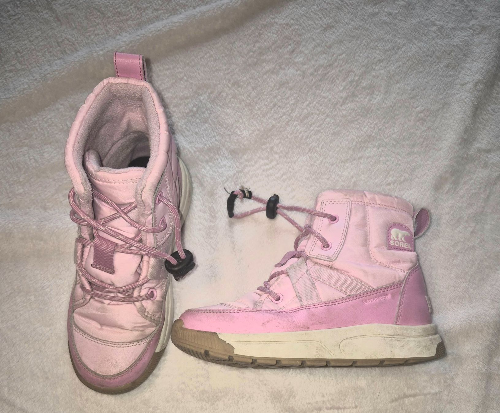 Sorel Scarpe per ragazze: SORELL Winterschuhe rosa Gr. 34 – Usato da Zürich venduto da LillyZH