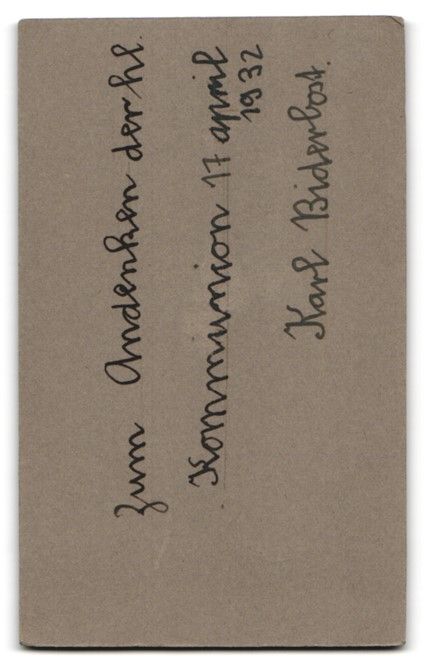 Fotografie & Manifesti: Fotografie H. Pfützner, Basel, junger K – Usato da Berlin venduto da bartko-reher 1