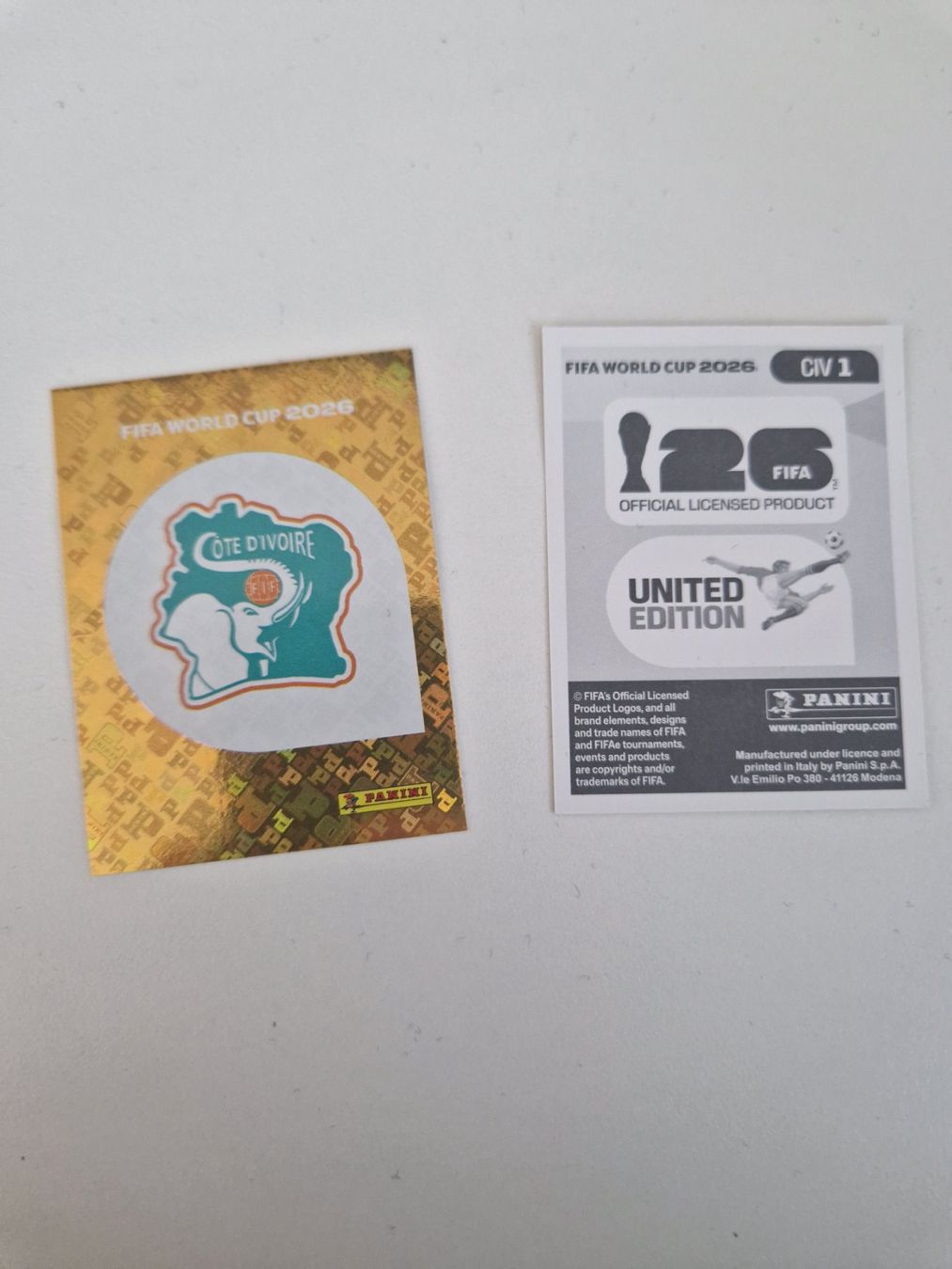 Panini Cartes à collectionner: Panini Sticker CIV1 – Neuf (Voir description) à Stüsslingen par white_angel86