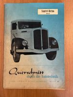 Saurer-Berner Diesel; Quer schnitt durch die Autotechnik;...