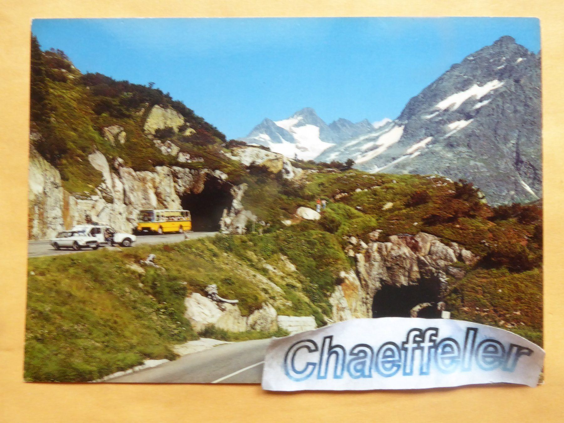 Cartoline postali: Sustenstrasse, Stucklistock, – Usato da Zürich venduto da Chaeffeler