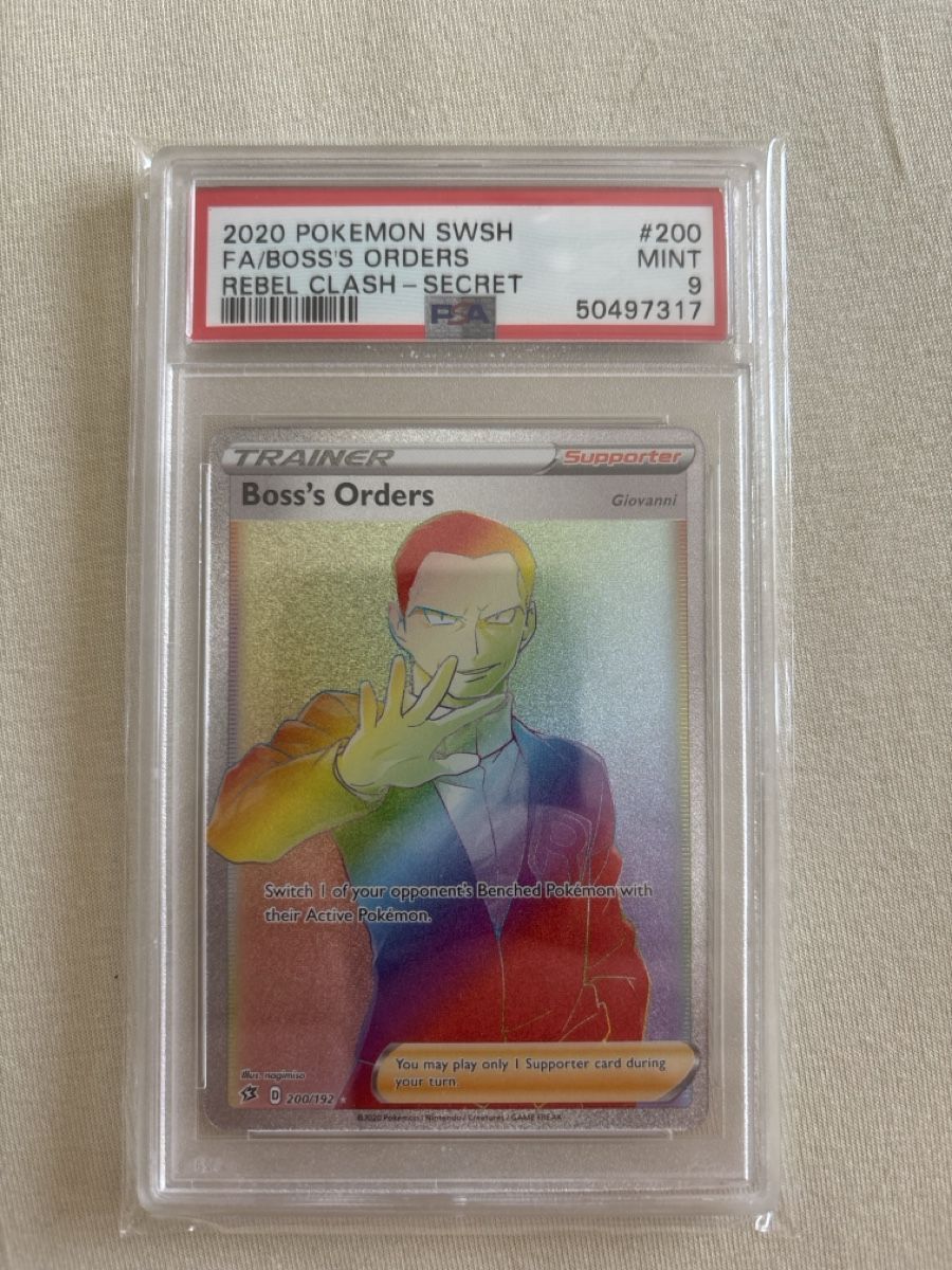 Pokémon Sammelbilder & Trading cards: Pokemon Karte Boss's Orders #200 PSA 9 Mint – Neu (gemäss Beschreibung) aus Widnau von Cardshop_Schweiz