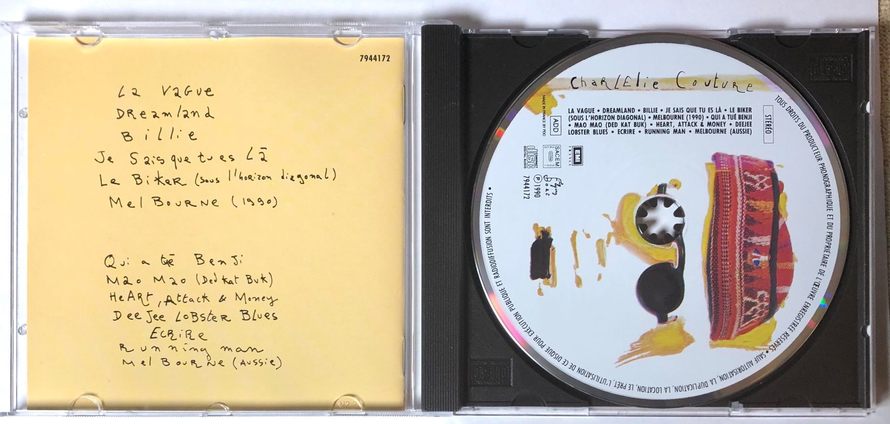 CDs: CHARLÉLIE COUTURE - MELBOURNE – Gebraucht aus Poliez-Pittet von Newtown-Records 2