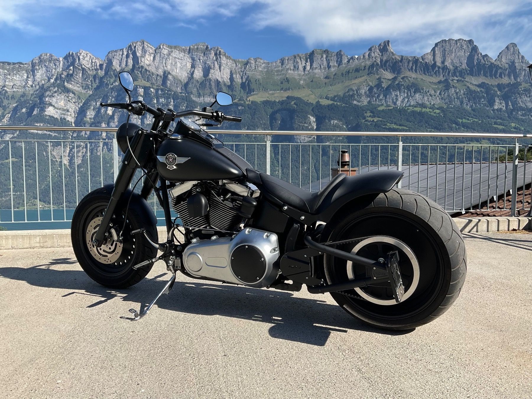 Harley-Davidson Chopper: Harley Davidson Fatboy Special Custom Umbau 300er – Usato da Oberterzen venduto da Ala360 4