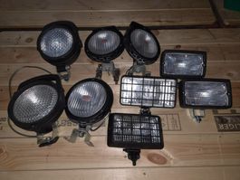 1 Posten Arbeitsscheinwerfer zu Traktor, LKW, Baumaschine