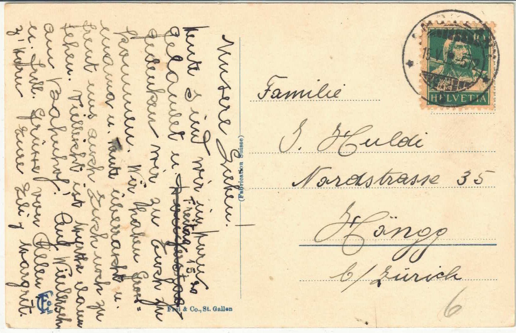 Cartoline postali: Rorschach am Hafen - animee – Usato da Ettingen venduto da Kartenplanet 1