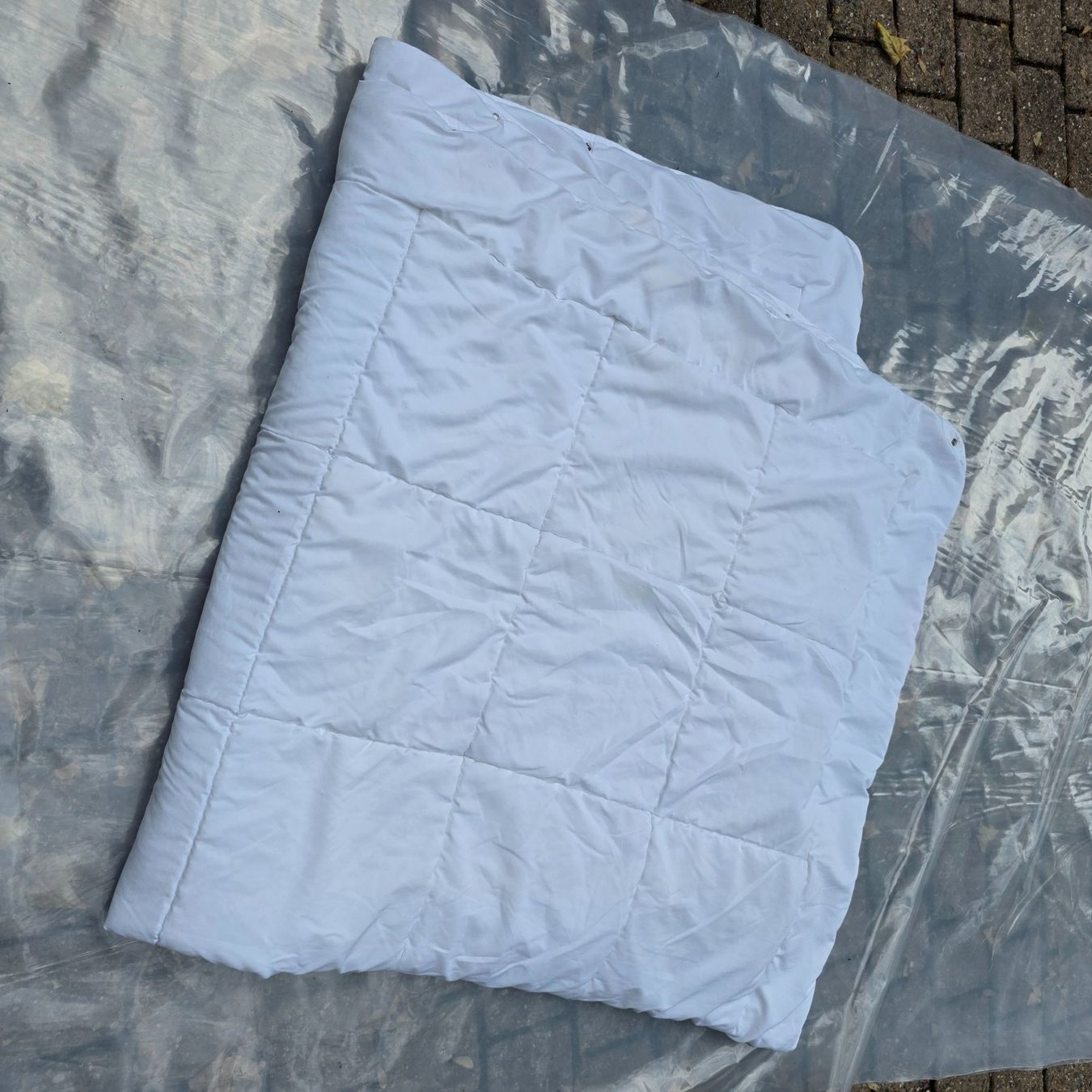 Coperte: Steppdecke Bettdecke 100% Polyester 210x200 cm Weiss – Usato da Wald ZH venduto da Martin79 1