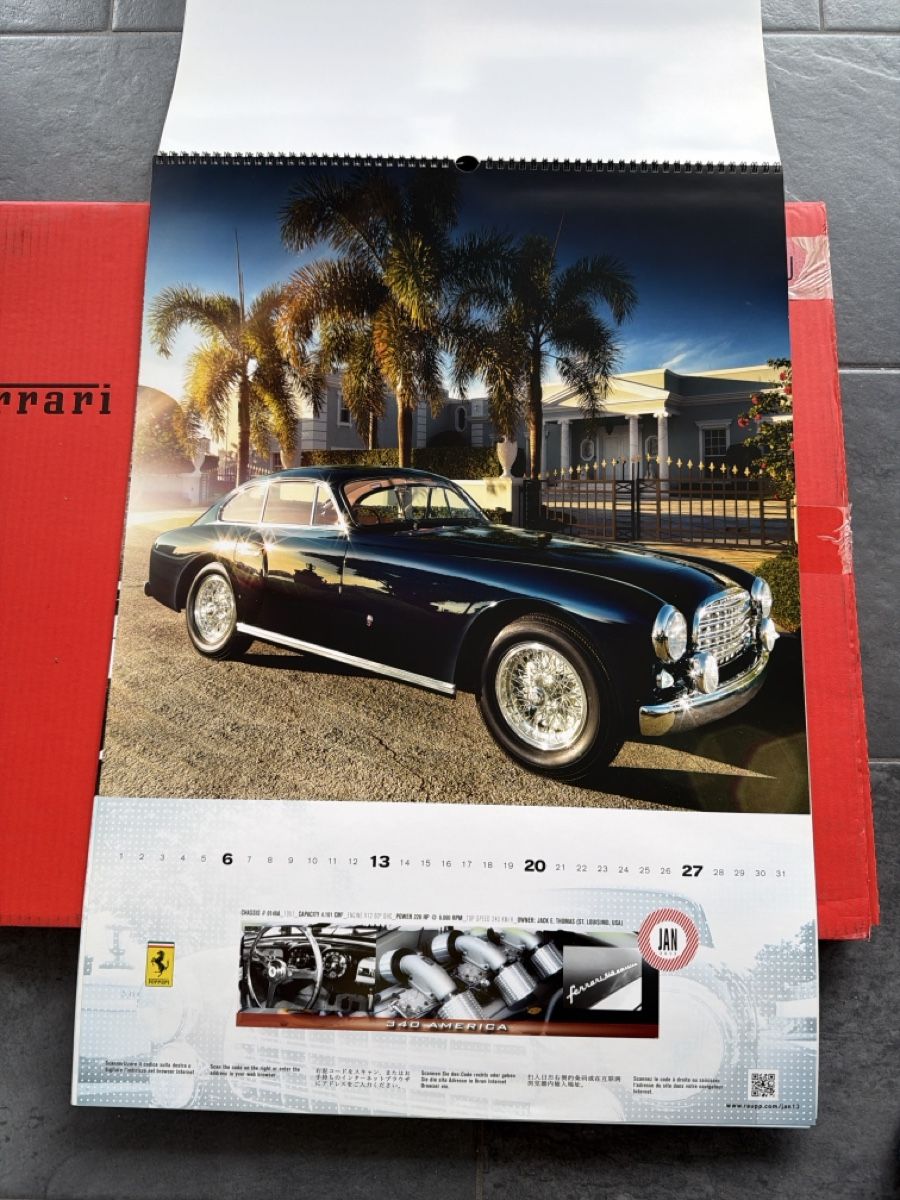 Ferrari Kalender: Original Ferrari Kalender 2013 – Gebraucht aus Wolfwil von Rolex1 2