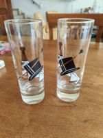 2er Set Vintage Cocktailgläser mit Zylinder und Champagner!