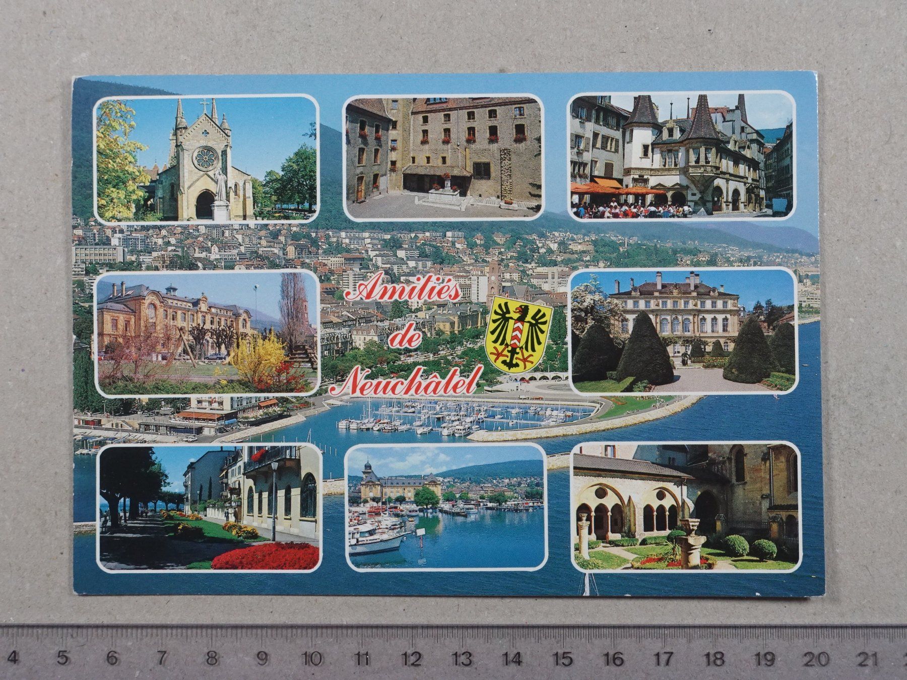 Ansichtskarten: Amitiés de Neuchatel, 1996 – Gebraucht aus Lenzburg von fh1