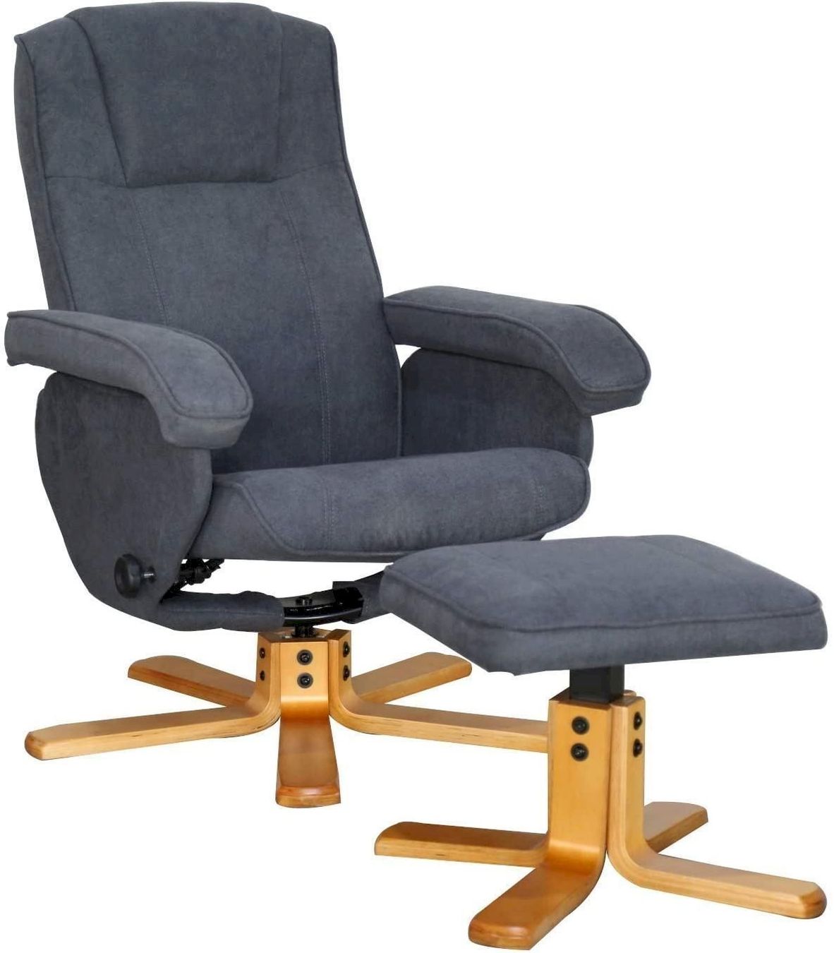 Poltrone: SVITA Charles Relaxsessel Hocker grau – Nuovo e nell'imballaggio originale da Bottighofen venduto da zaap