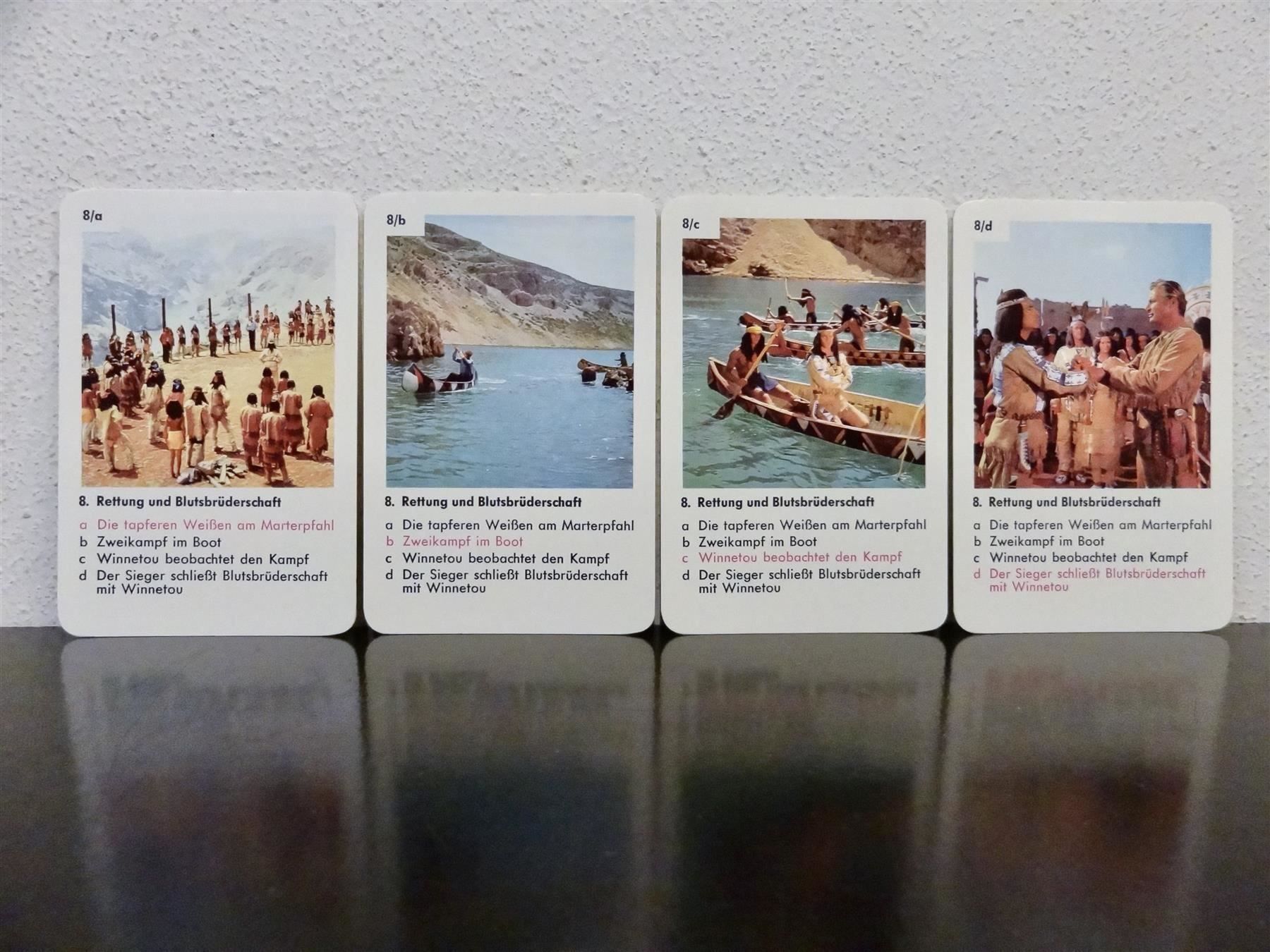 Giochi: schönes altes Quartett WINNETOU I – Usato da Kerzers venduto da wisaundso 9