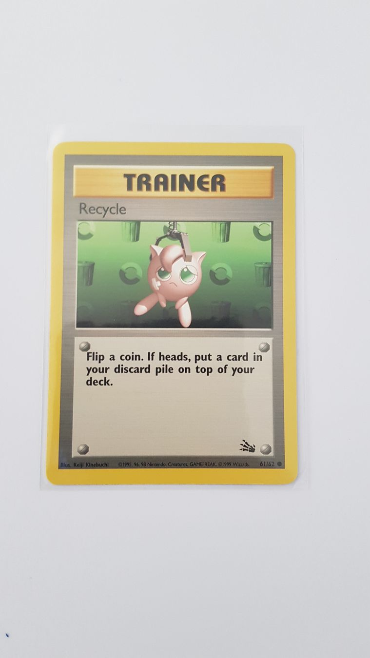 Pokémon Carte collezionabili: Fossil - 61 - Recycle – Usato da Neuchâtel venduto da bilao
