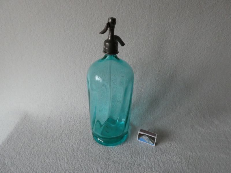 Bouteilles: Schöne grosse 2-Liter Siphonflasche blau – D'occasion à Magden par Renner22 1