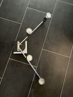 Deckenleuchte 4-flammig Chrom schwarz guter Zustand