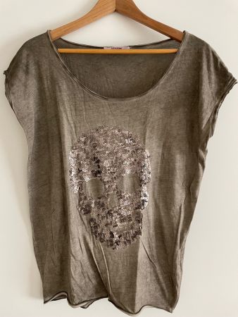 T-Shirt von Bloom mit Pailletten Motiv Gr. S