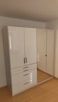 Drehtürenschrank weiss, 4 Türen 4 Schubladen