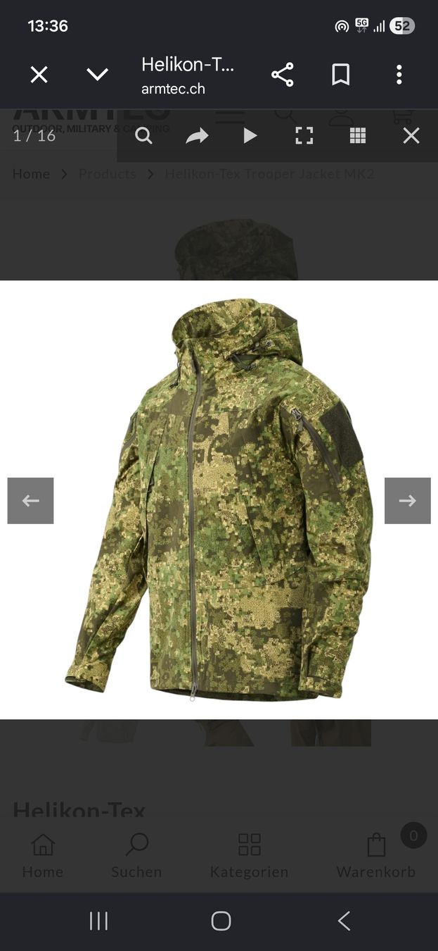 Helikon-Tex Giacche:  Helikon-tex Trooper Jacke veste – Nuovo (secondo la descrizione) da Bulle venduto da Kriss24 1