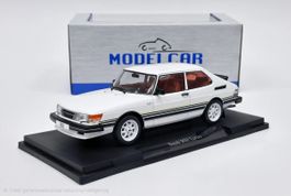 Saab 900 Turbo, weiss/Dekor, 1981, 1:18, MCG