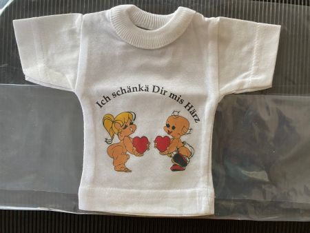 Mini/Flaschen T-Shirts bedruckt