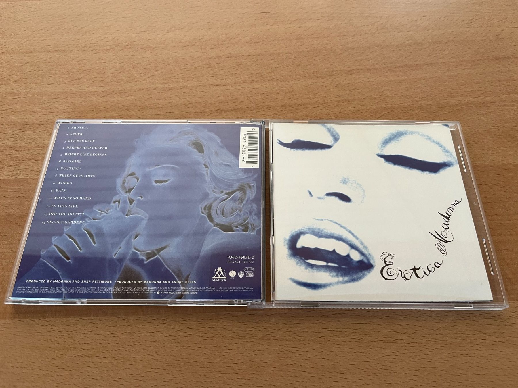 CD: Madonna - Erotica – Usato da Bätterkinden venduto da emmentaler2008