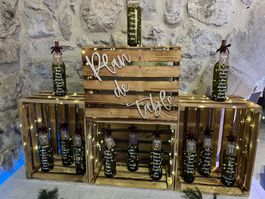 Lot 12 bouteilles mariage