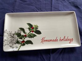 Hallmark Festive Holiday Serving Platter 32x 18cm new