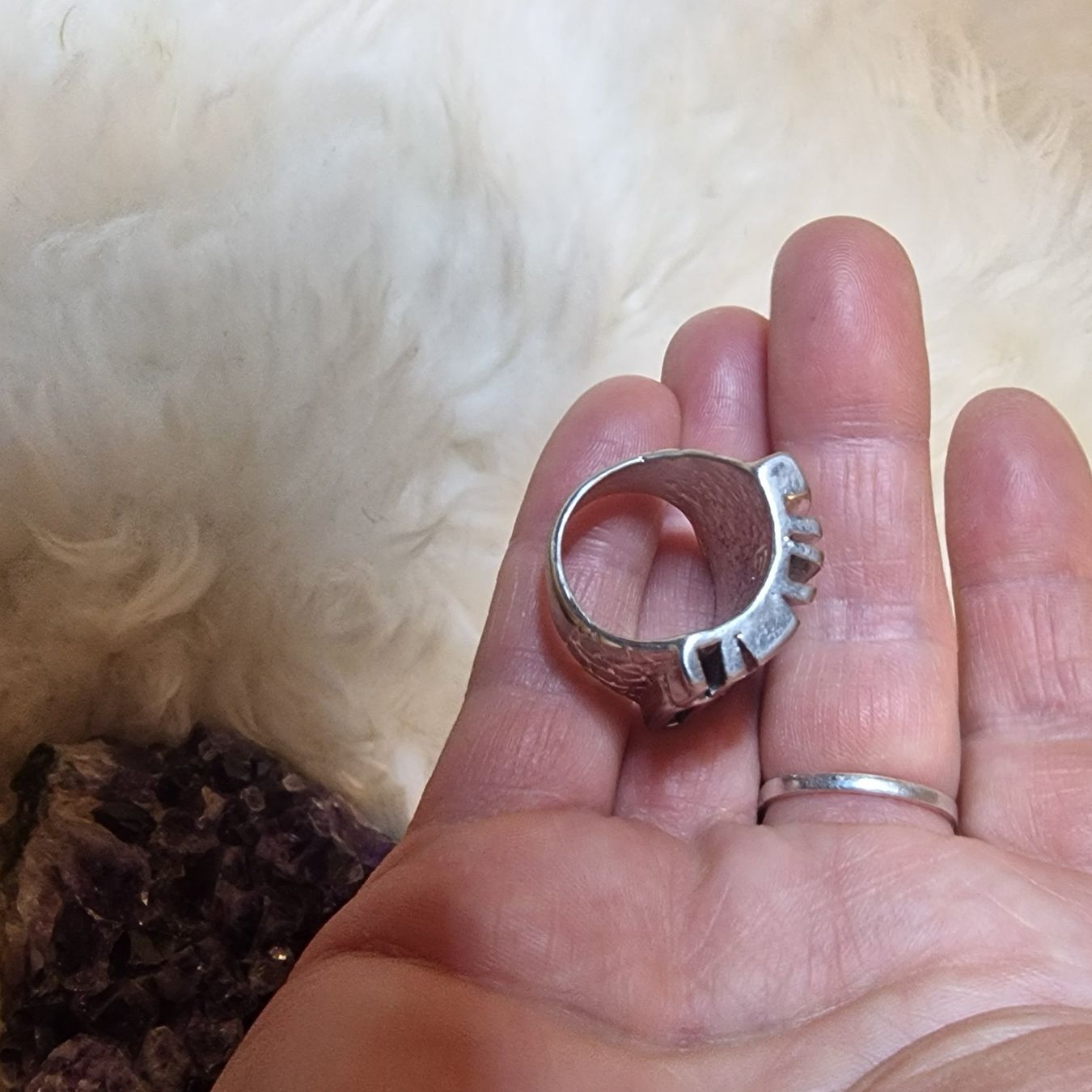 Anelli: Silberring "BIKER" Gr.  (62) massiv, Statement Ring, ... – Usato da Birr venduto da sen_8djr 2
