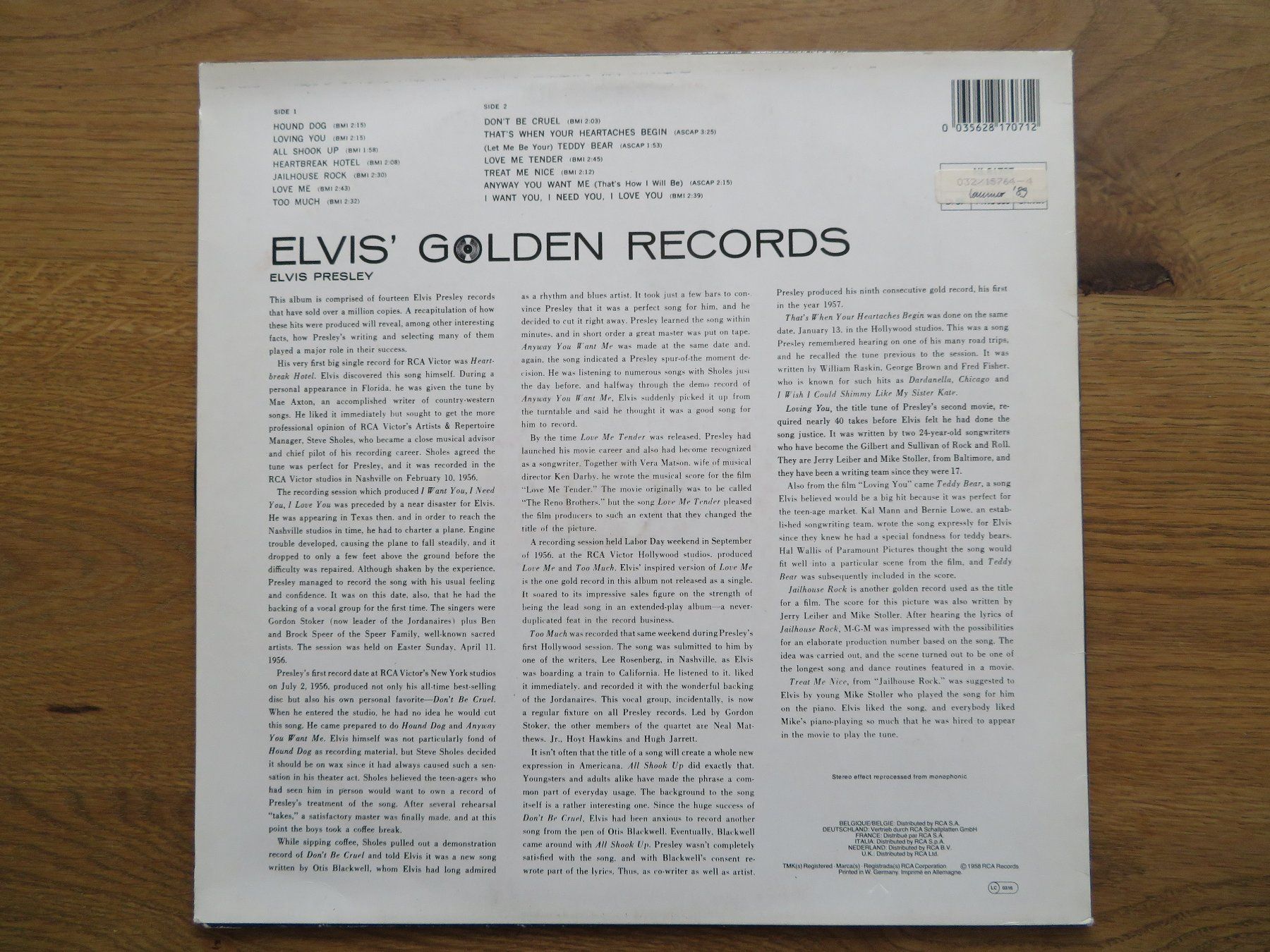 Schallplatten: ELVIS PRESLEY GOLDEN RECORDS – Neu (gemäss Beschreibung) aus Zürich von max_cp5f 1