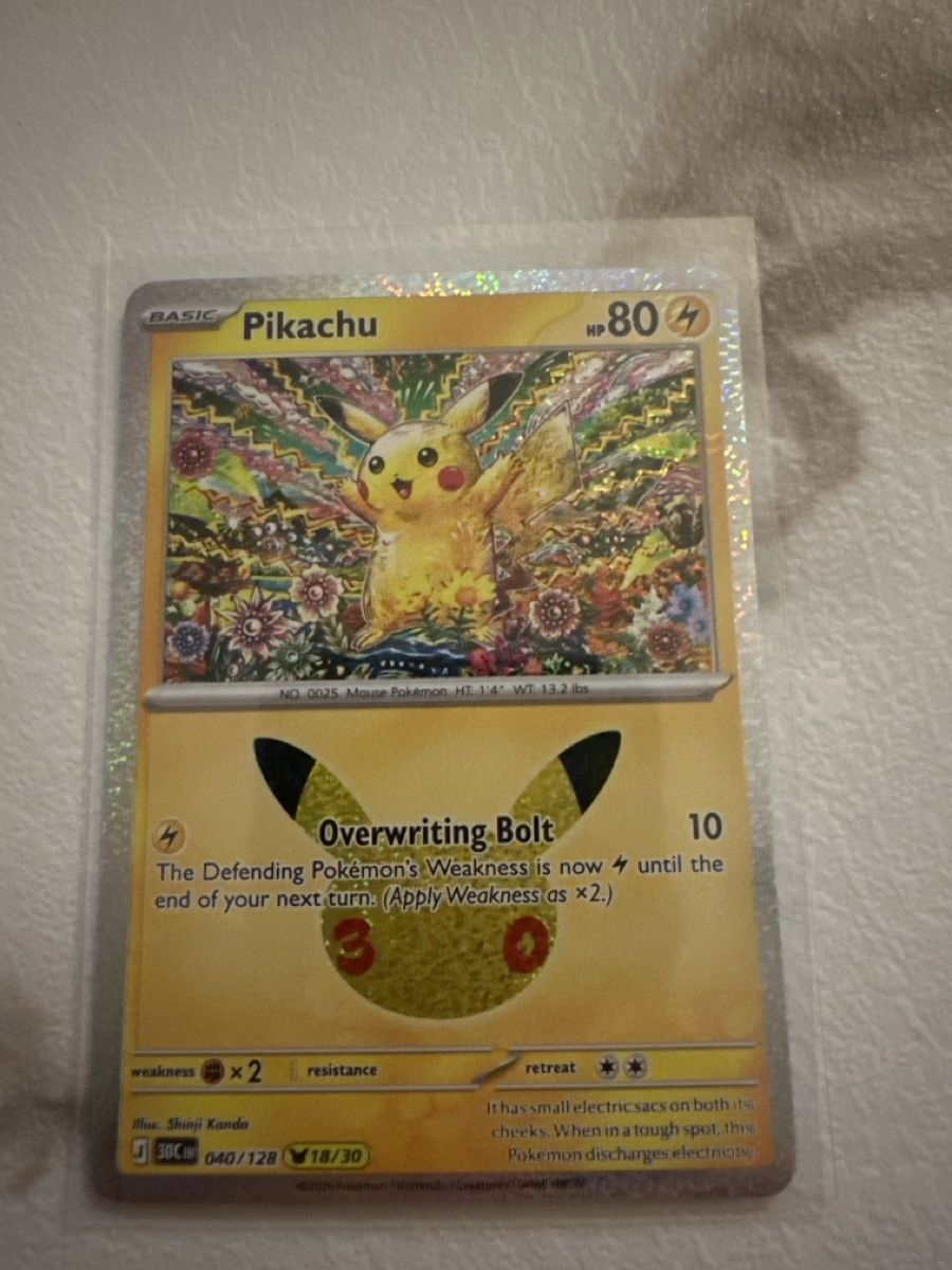 Pokémon Carte collezionabili: Carte Pokémon Pikachu – Nuovo (secondo la descrizione) da La Chaux-de-Fonds venduto da Fooleee