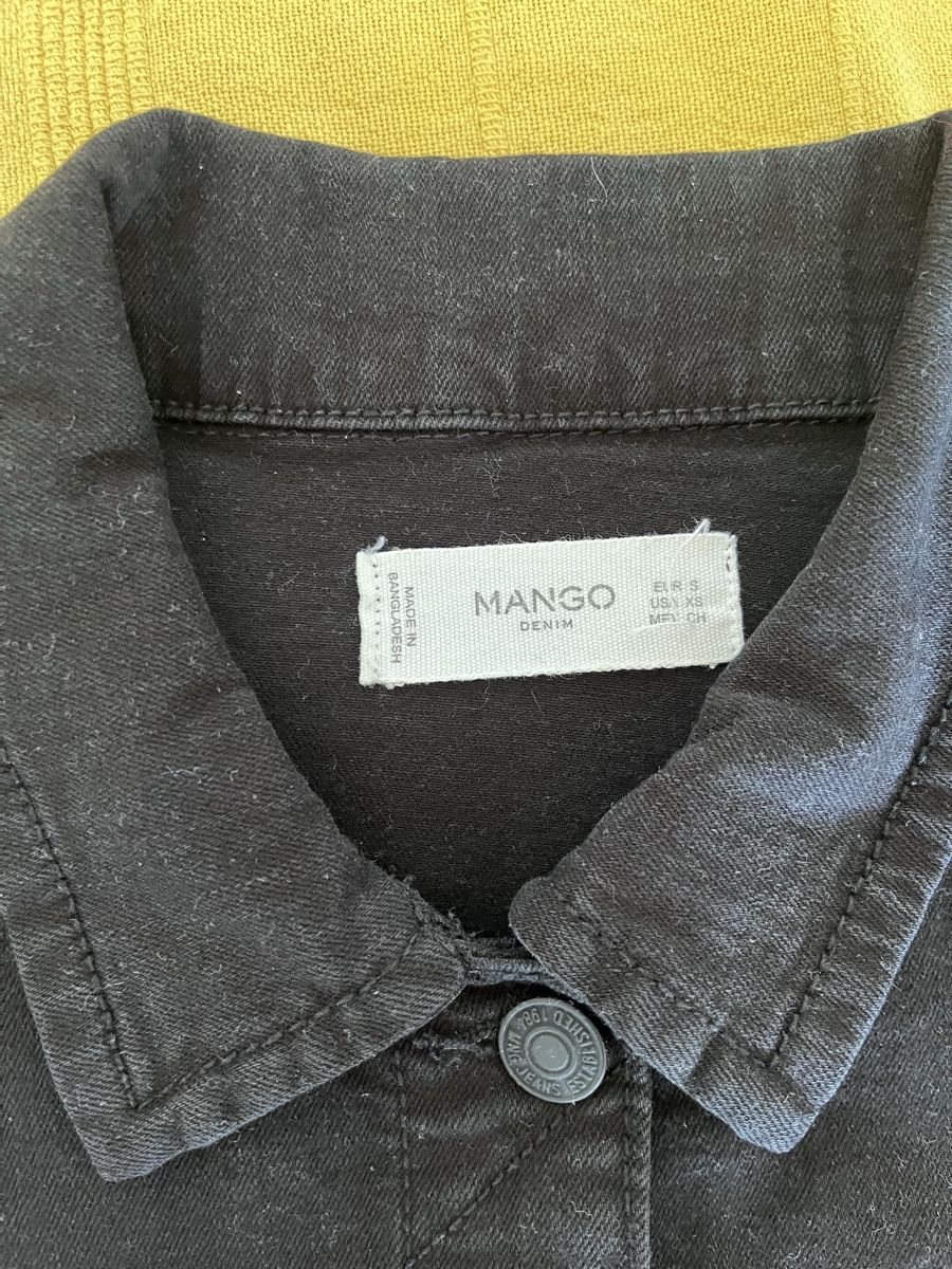 Mango Giacche: Mango black denim jacket  – Usato da Lausanne venduto da jen_jeon 3