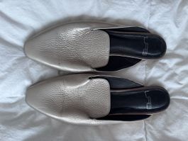 Mules LAB en cuir dorée , taille 40 - Chic été !